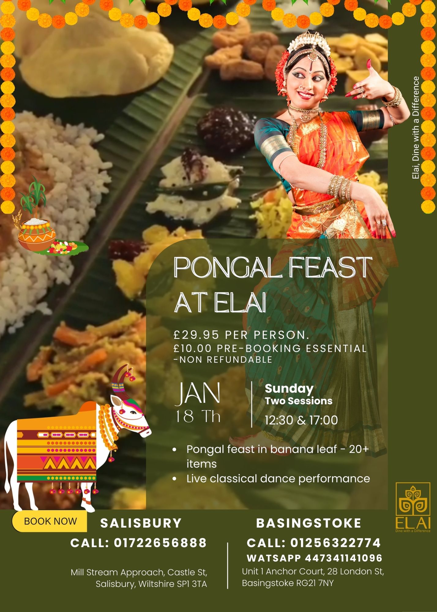 Pongal Festival Feast Poster